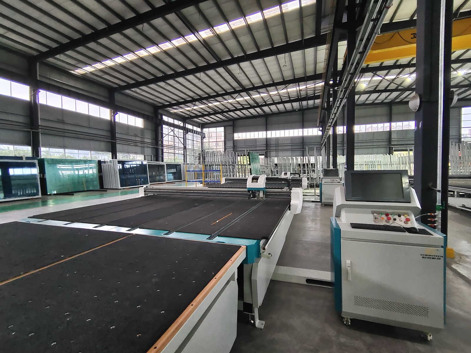 SC-G cutting line — full length on the shop floor